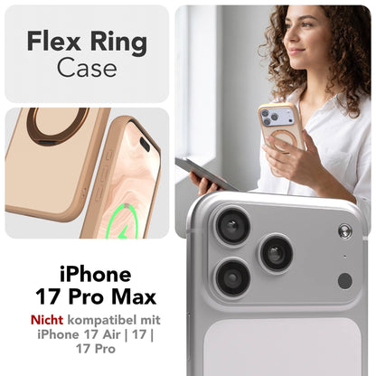 iPhone 17 Pro Max Outdoor Hülle + drehbarer Ring mit MagSafe