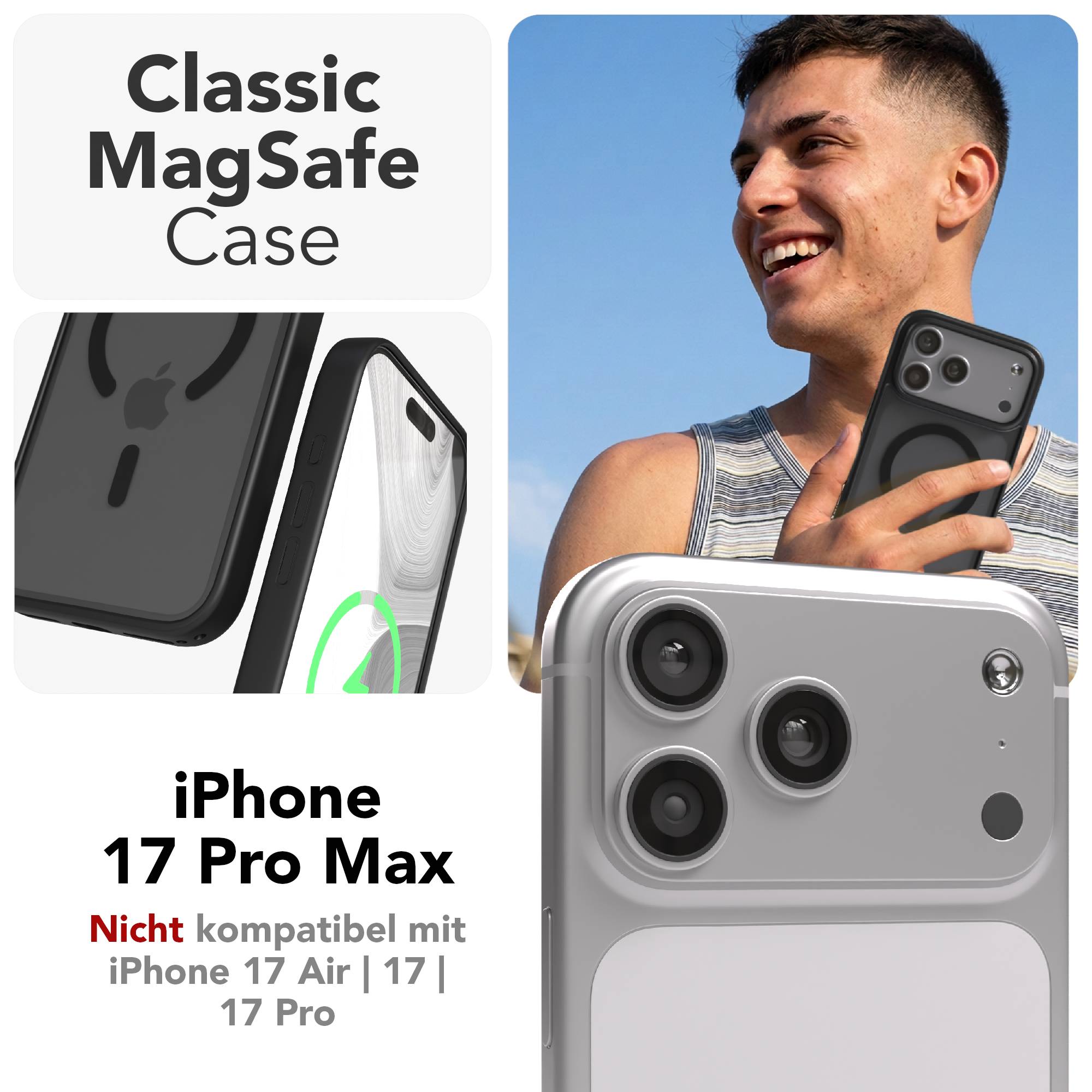 iPhone 17 Pro Max Outdoor Hülle mit MagSafe