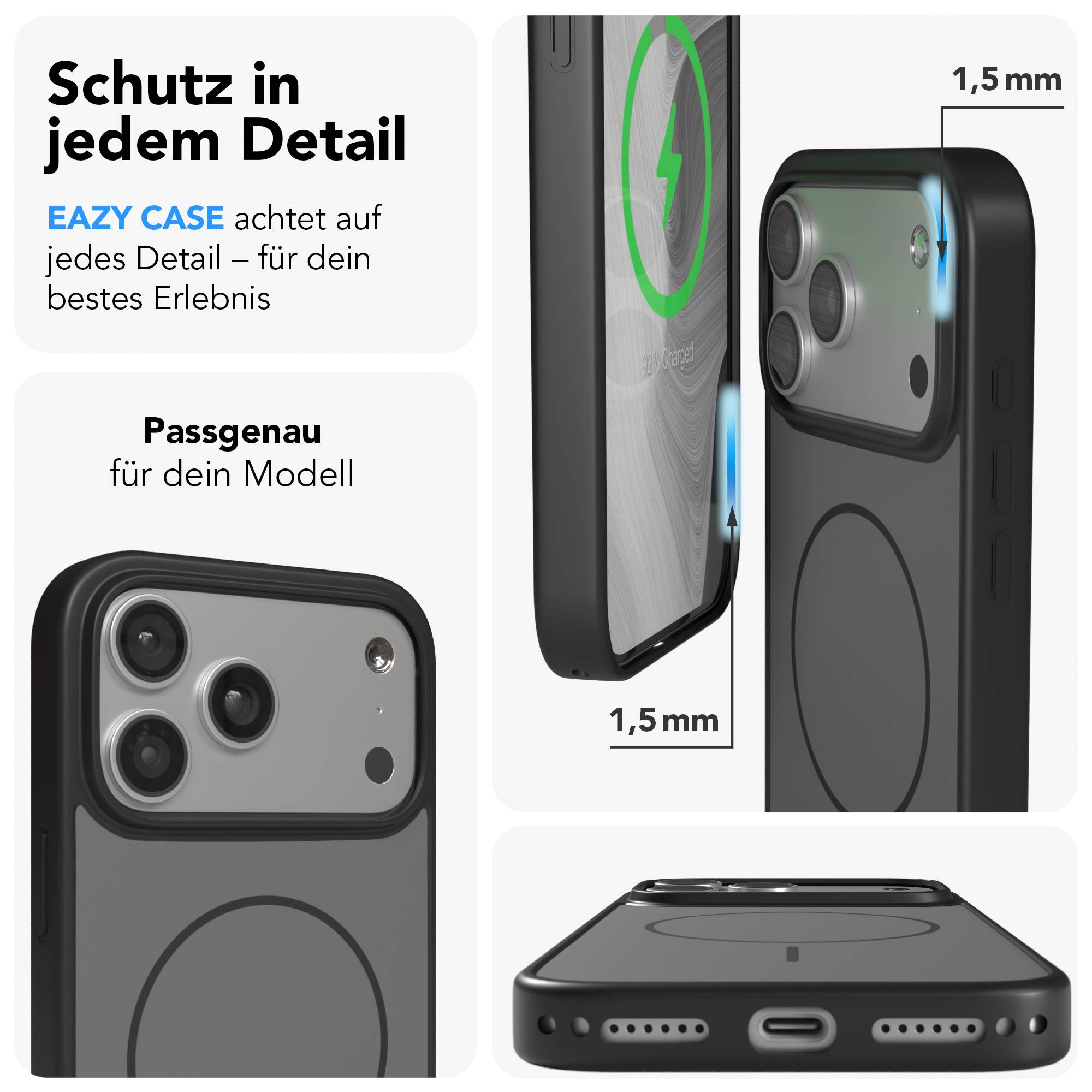 iPhone 17 Pro Max Outdoor Hülle mit minimal MagSafe