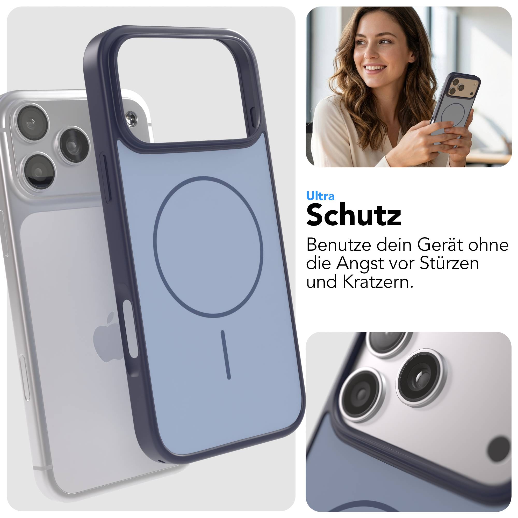 iPhone 17 Pro Max Outdoor Hülle mit minimal MagSafe