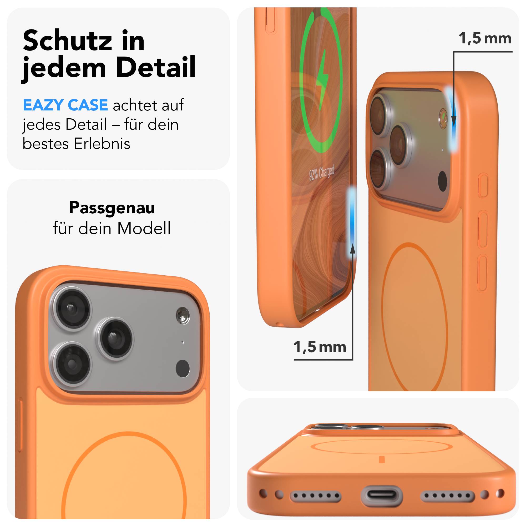 iPhone 17 Pro Max Outdoor Hülle mit minimal MagSafe