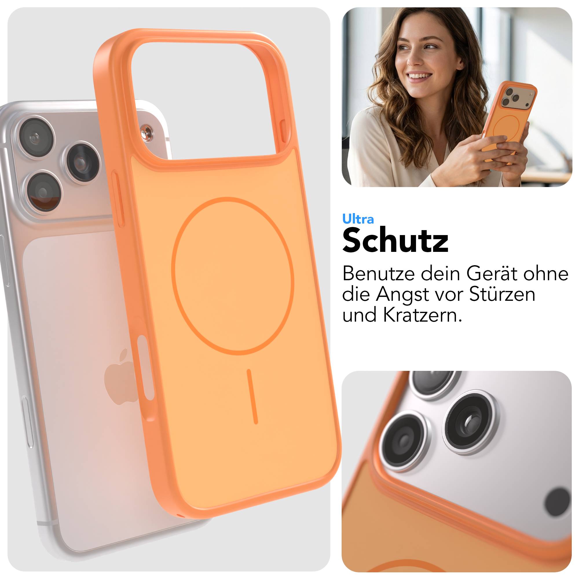 iPhone 17 Pro Max Outdoor Hülle mit minimal MagSafe