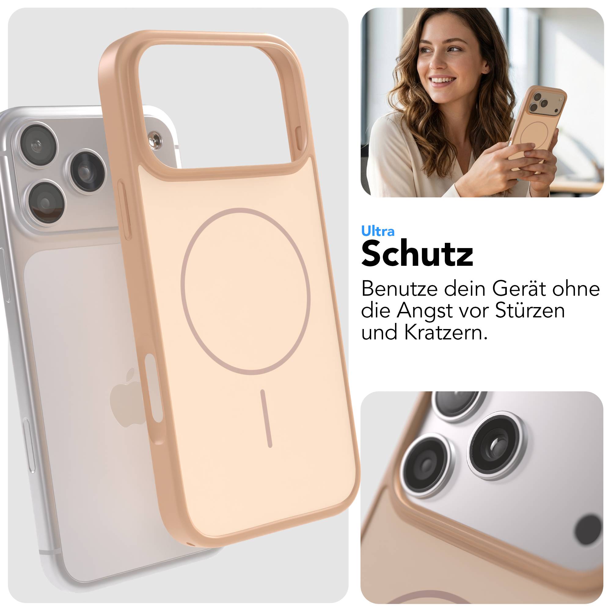 iPhone 17 Pro Max Outdoor Hülle mit minimal MagSafe