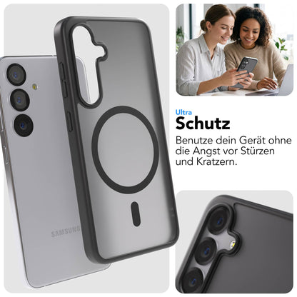 Samsung Galaxy S25 Bumper Hülle mit MagSafe Magnetring EAZY CASE 