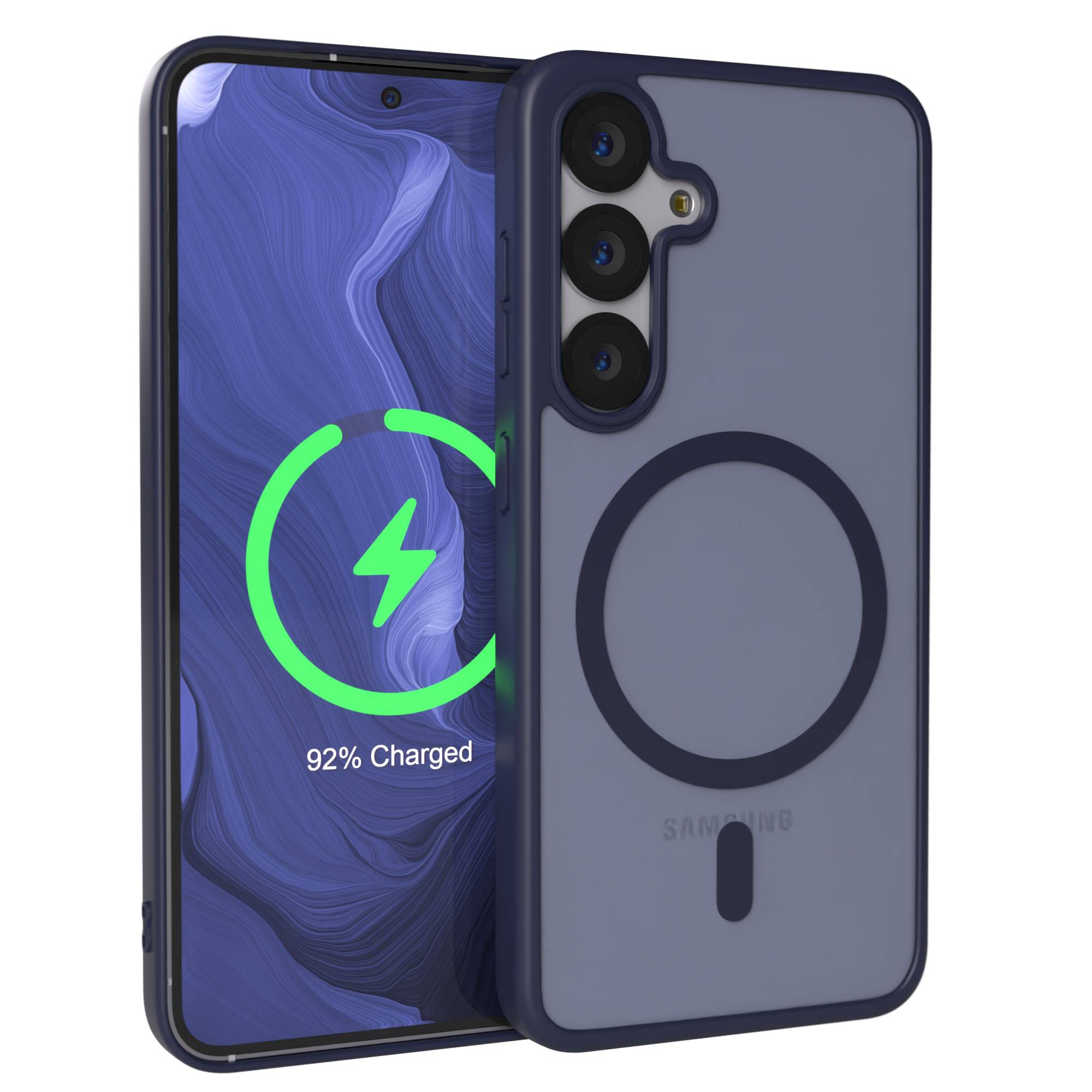 Samsung Galaxy S25 Bumper Hülle mit MagSafe Magnetring EAZY CASE 