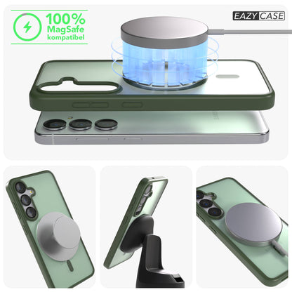 Samsung Galaxy S25 Bumper Hülle mit MagSafe Magnetring EAZY CASE 