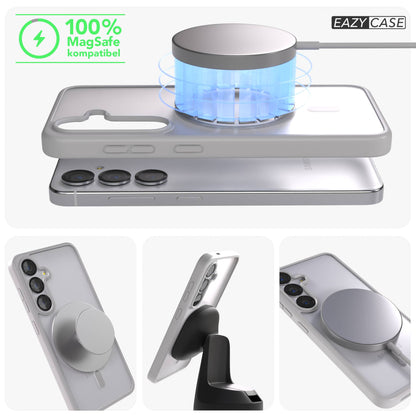Samsung Galaxy S25 Bumper Hülle mit MagSafe Magnetring EAZY CASE 
