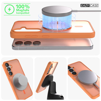 Samsung Galaxy S25 Bumper Hülle mit MagSafe Magnetring EAZY CASE 
