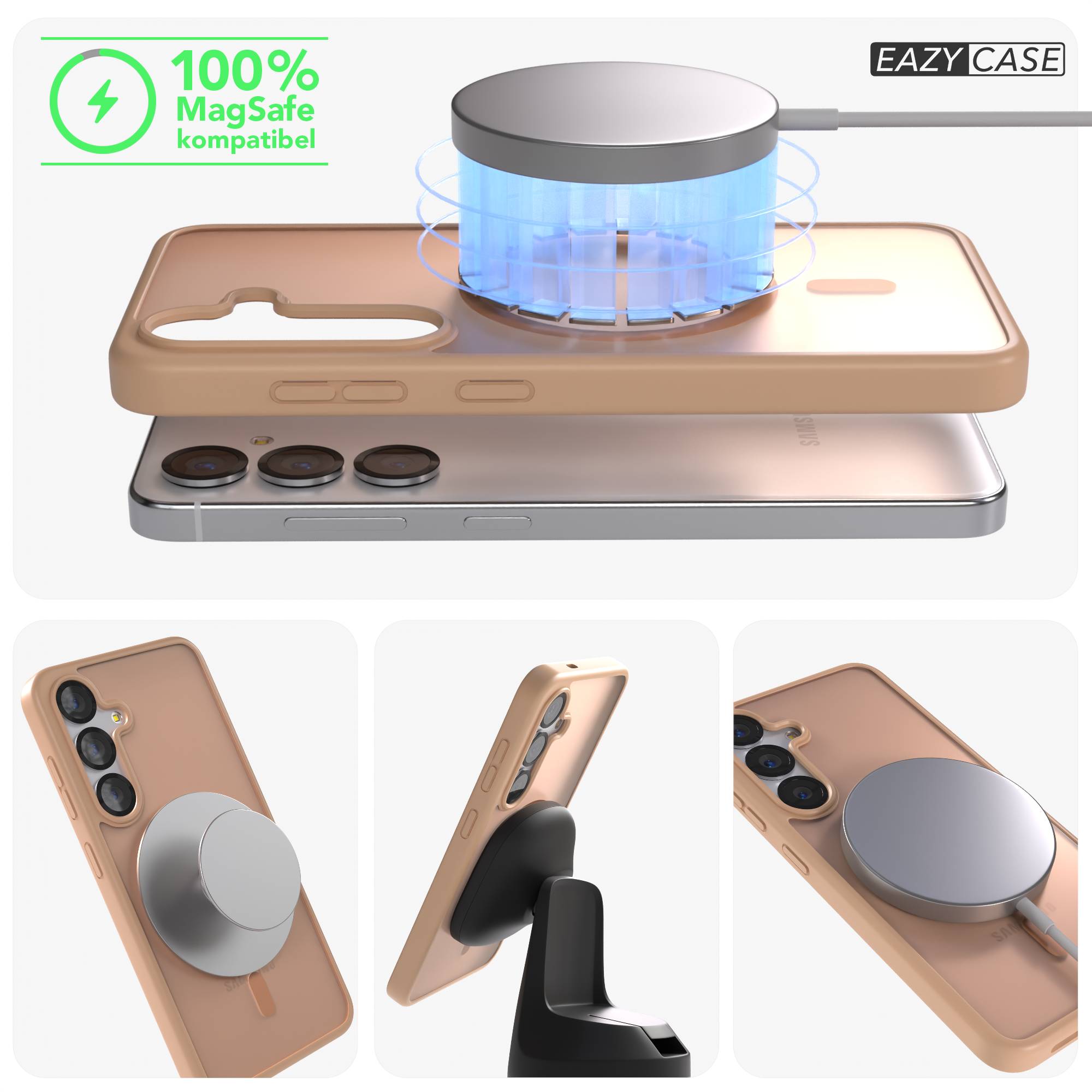 Samsung Galaxy S25 Bumper Hülle mit MagSafe Magnetring EAZY CASE 