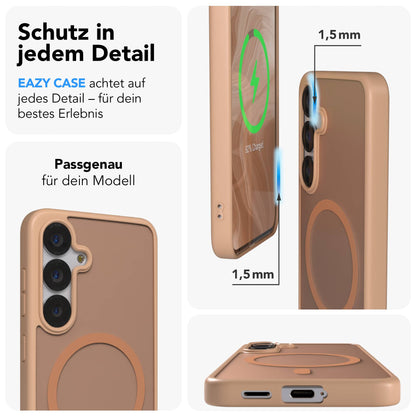 Samsung Galaxy S25 Bumper Hülle mit MagSafe Magnetring EAZY CASE 