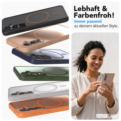 Samsung Galaxy S25 Bumper Hülle mit MagSafe Magnetring EAZY CASE 
