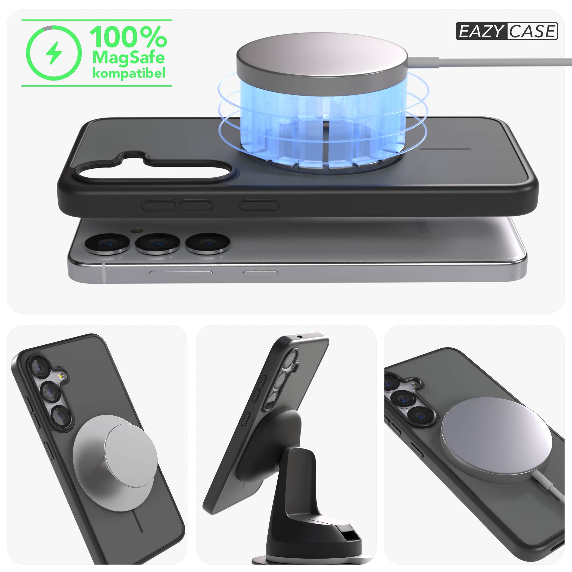 Samsung Galaxy S25 Bumper Hülle mit MagSafe Magnetring 