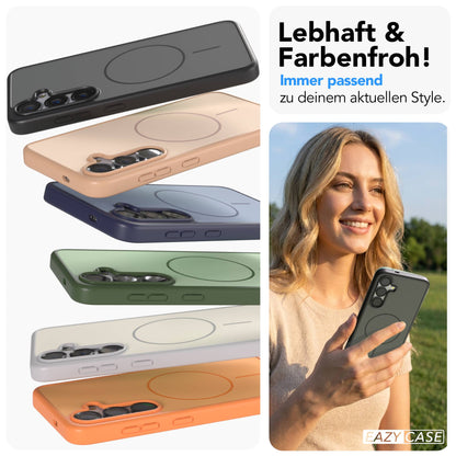 Samsung Galaxy S25 Bumper Hülle mit MagSafe Magnetring 