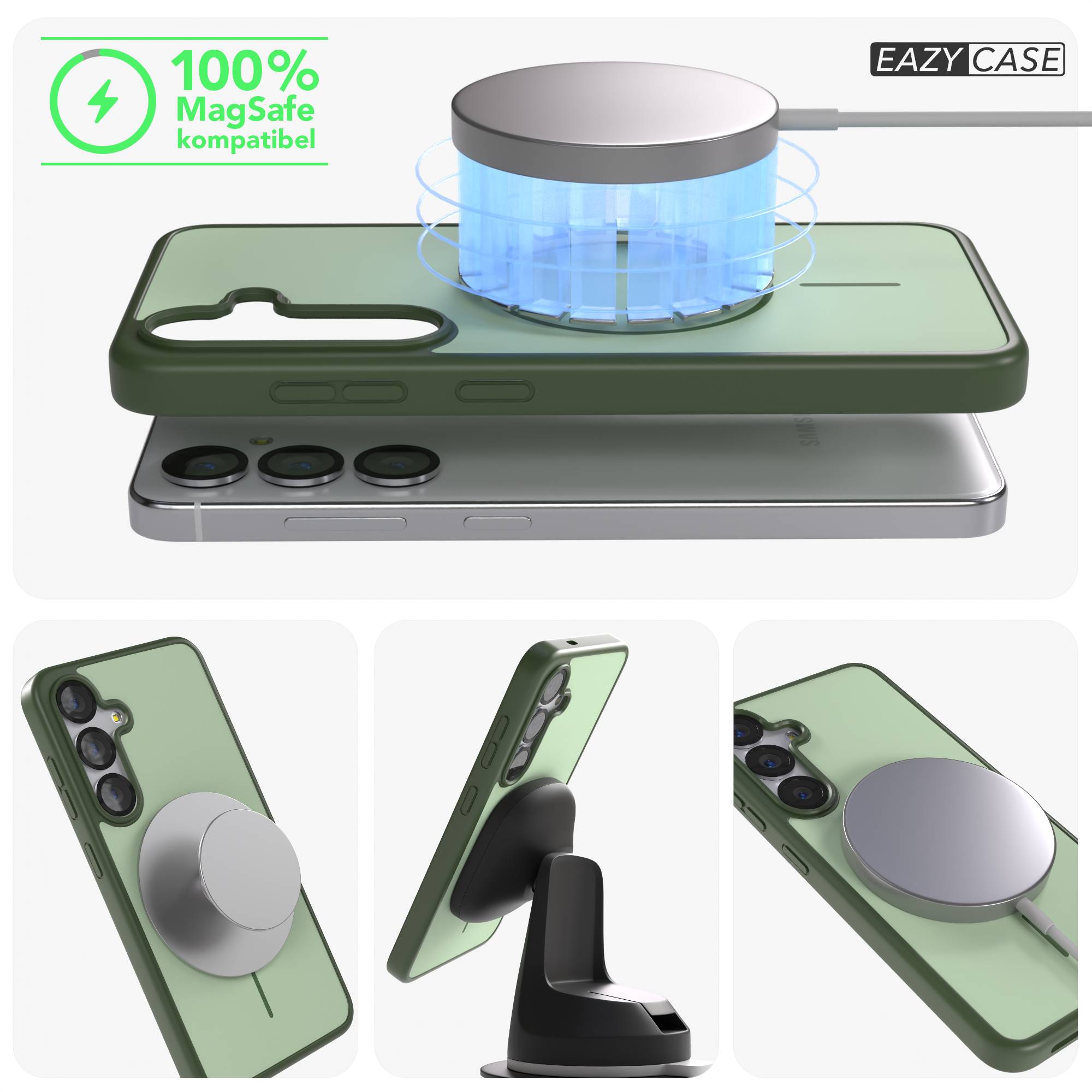 Samsung Galaxy S25 Bumper Hülle mit MagSafe Magnetring 