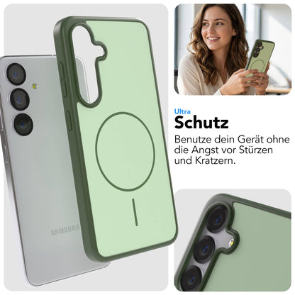 Samsung Galaxy S25 Bumper Hülle mit MagSafe Magnetring 
