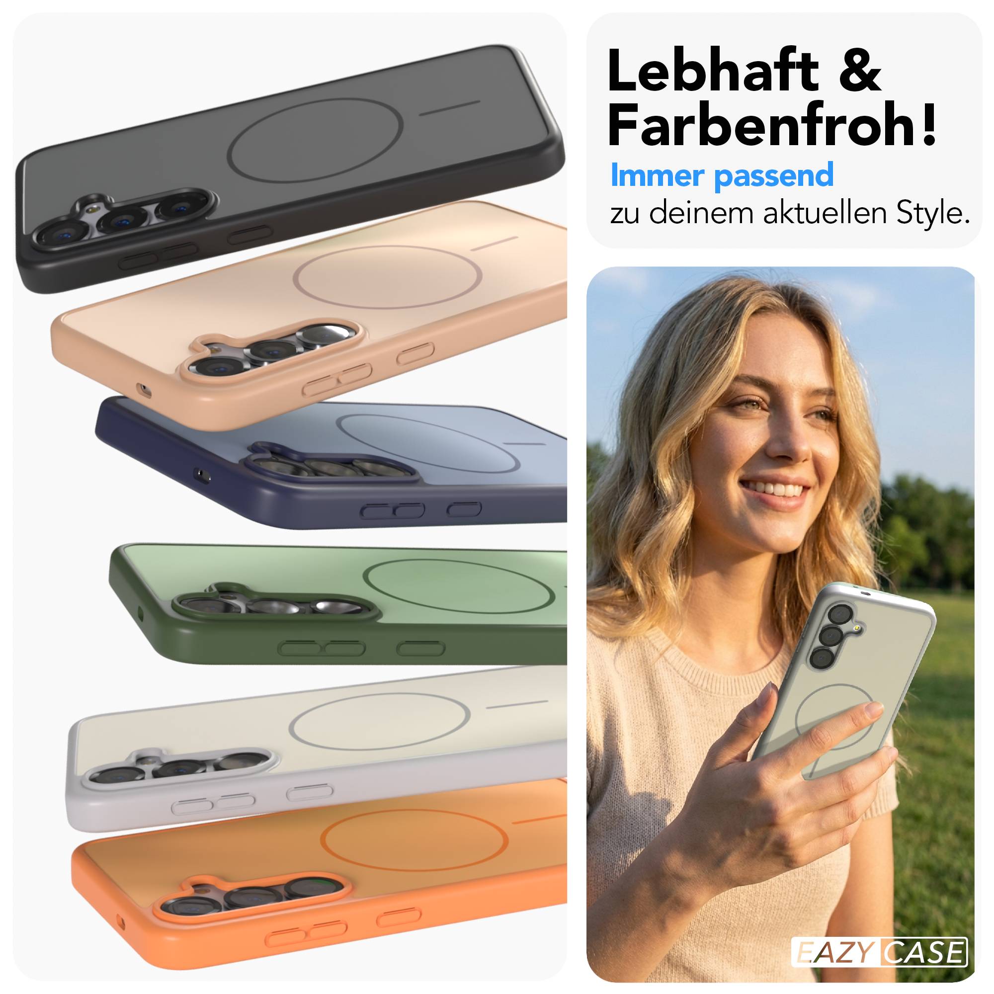 Samsung Galaxy S25 Bumper Hülle mit MagSafe Magnetring 