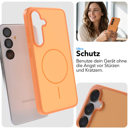 Samsung Galaxy S25 Bumper Hülle mit MagSafe Magnetring 
