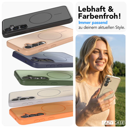 Samsung Galaxy S25 Bumper Hülle mit MagSafe Magnetring 