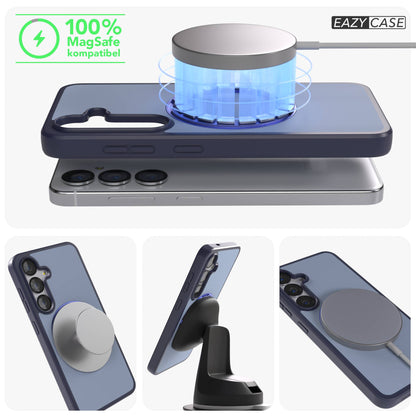Samsung Galaxy S25 Bumper Hülle mit drehbarem Ring und MagSafe Funktion 