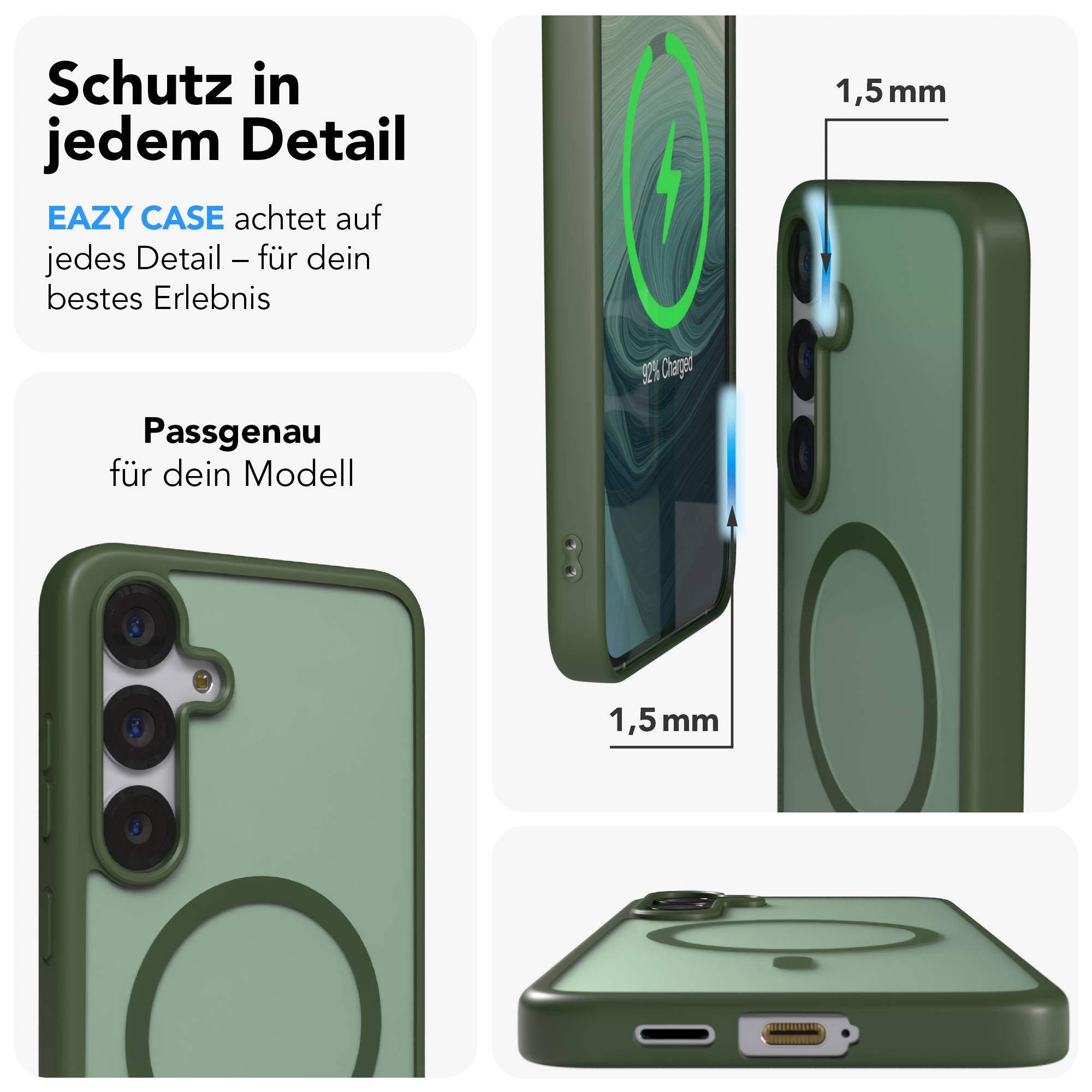 Samsung Galaxy S25 Plus Bumper Hülle mit MagSafe von EAZY CASE 