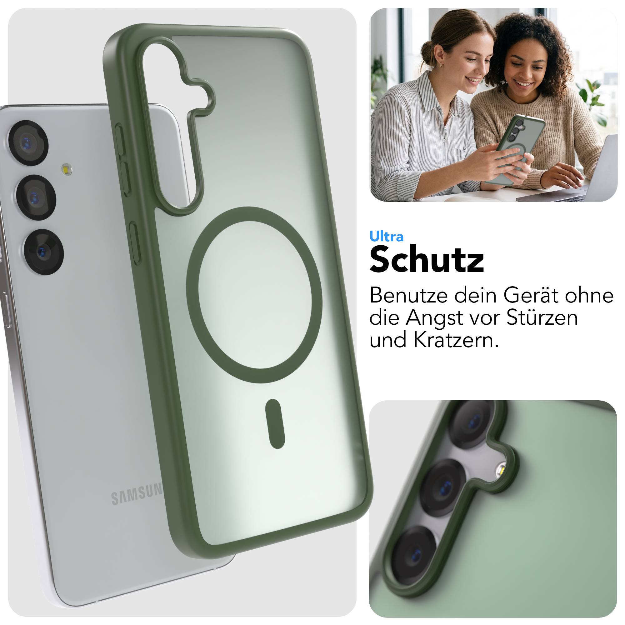Samsung Galaxy S25 Plus Bumper Hülle mit MagSafe von EAZY CASE 