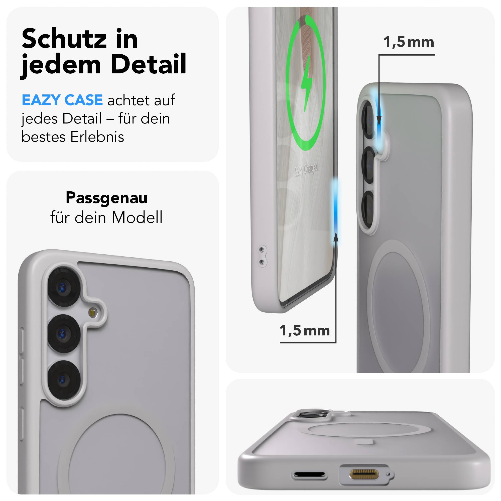 Samsung Galaxy S25 Plus Bumper Hülle mit MagSafe von EAZY CASE 