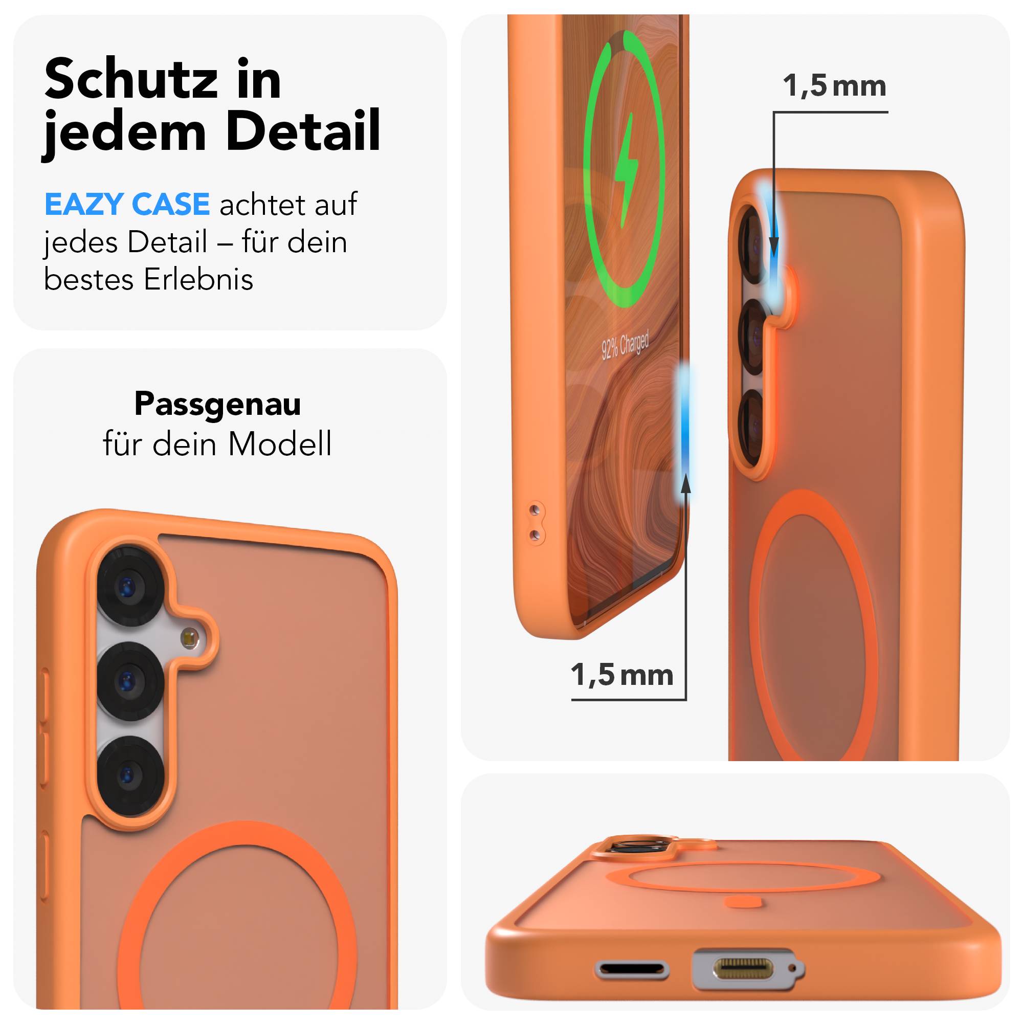Samsung Galaxy S25 Plus Bumper Hülle mit MagSafe von EAZY CASE 