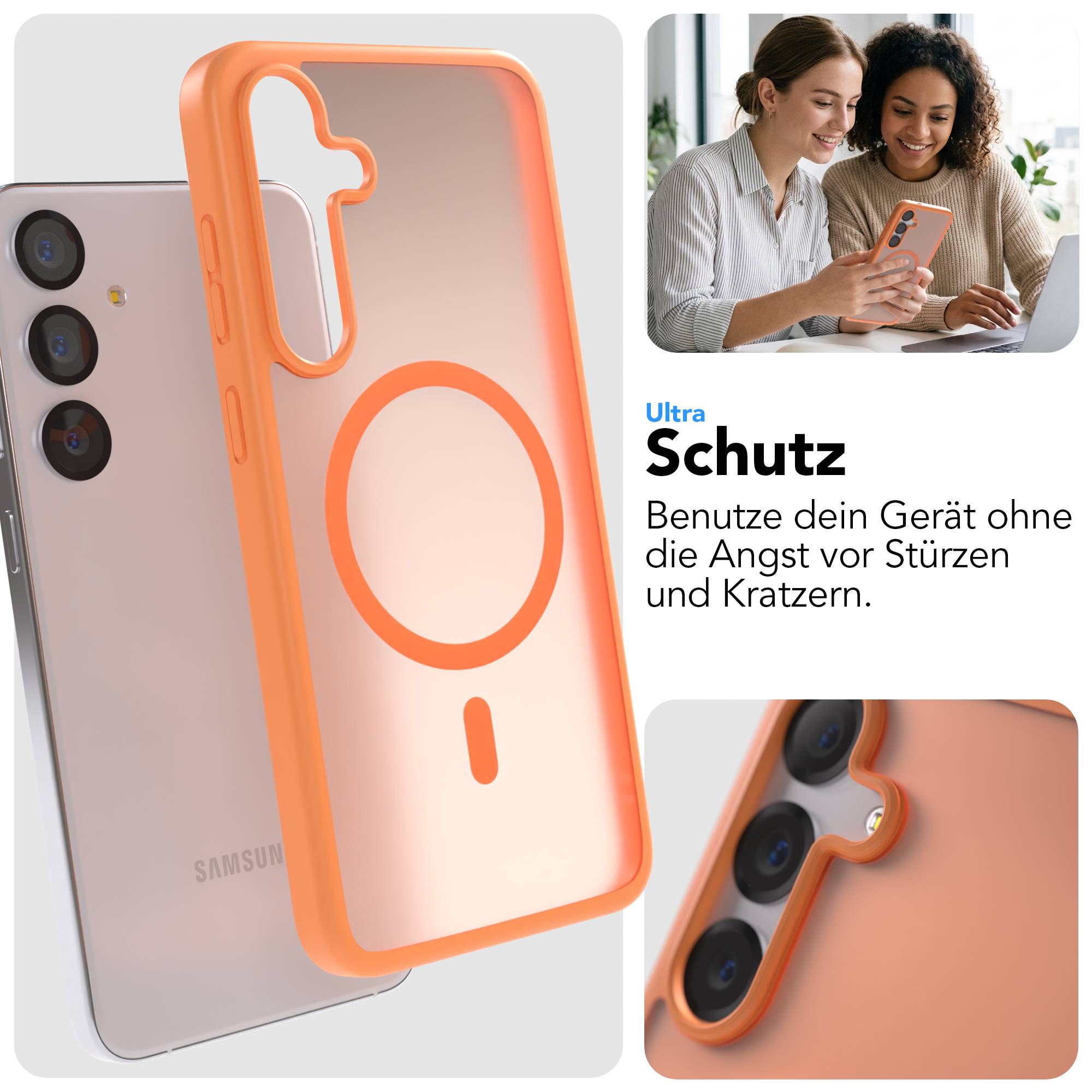 Samsung Galaxy S25 Plus Bumper Hülle mit MagSafe von EAZY CASE 