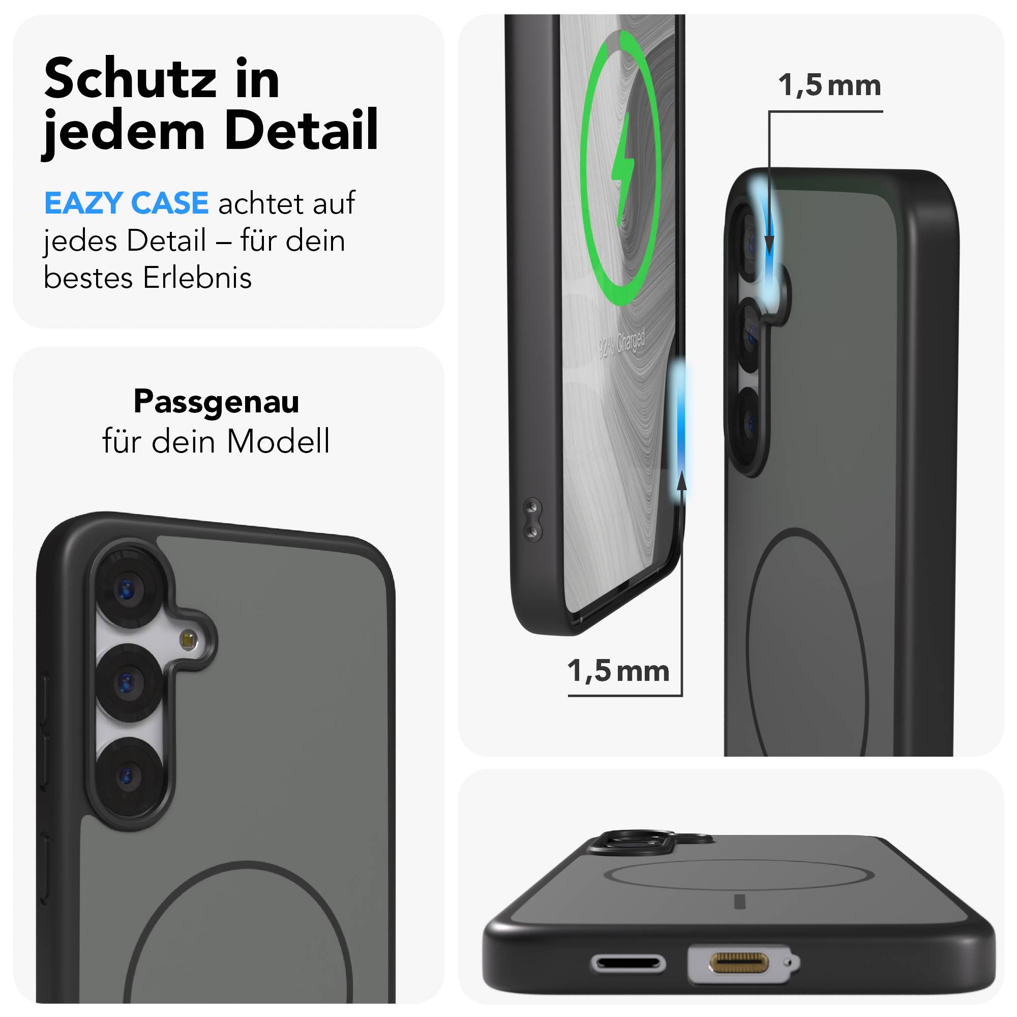 Samsung Galaxy S25 Plus Outdoor Bumper Hülle mit MagSafe Magnetring 