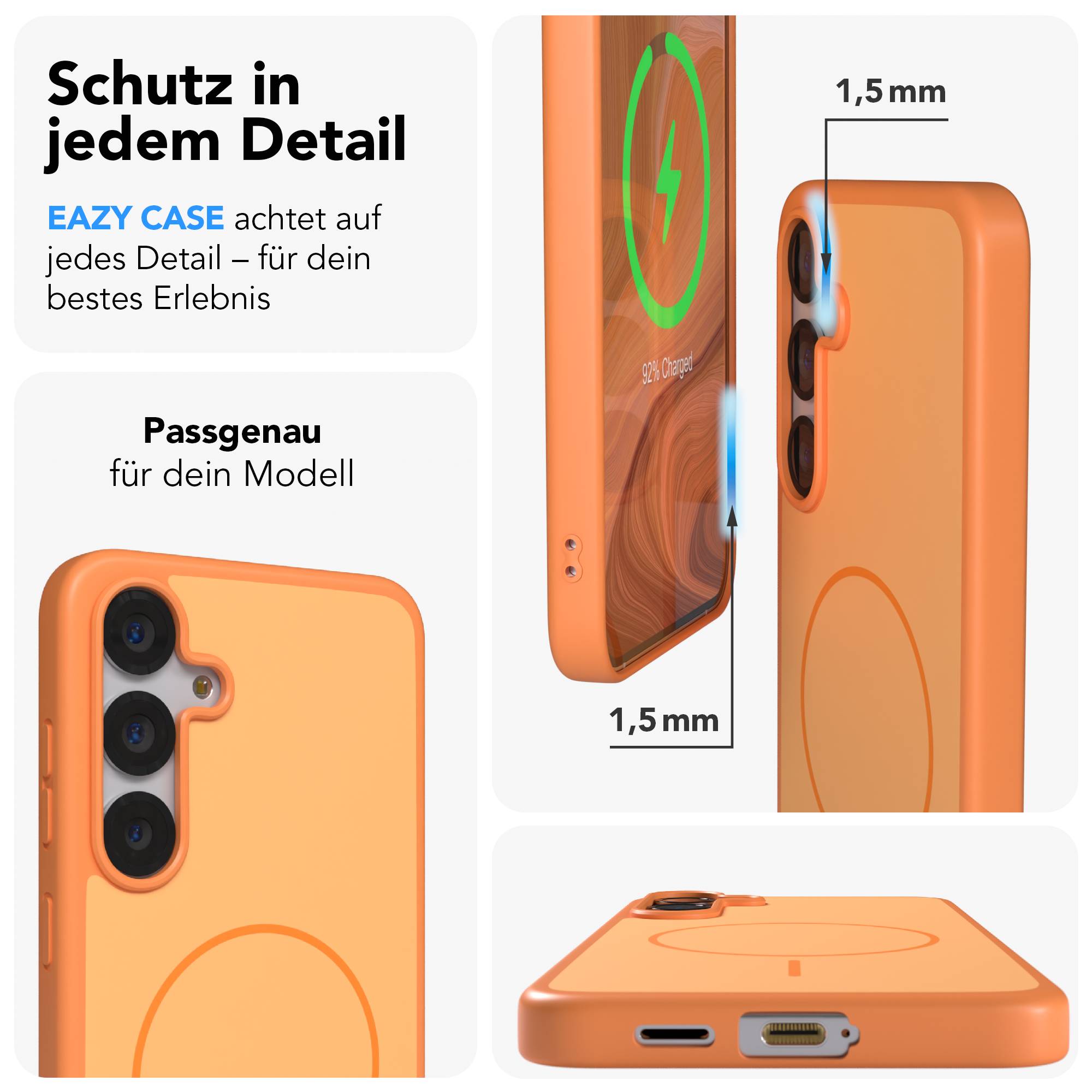 Samsung Galaxy S25 Plus Outdoor Bumper Hülle mit MagSafe Magnetring 
