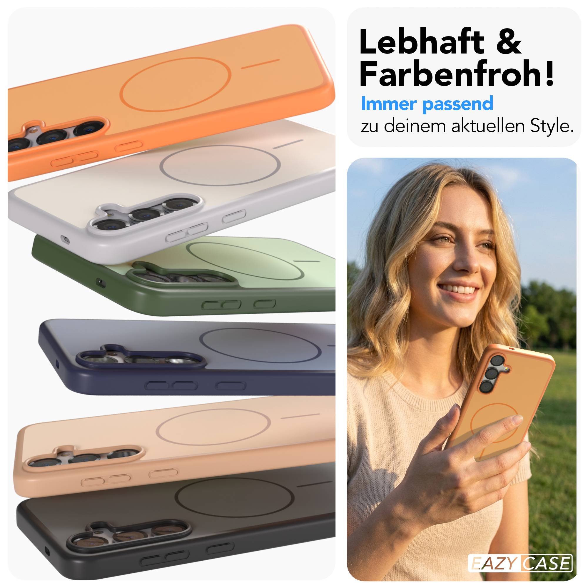 Samsung Galaxy S25 Plus Outdoor Bumper Hülle mit MagSafe Magnetring 