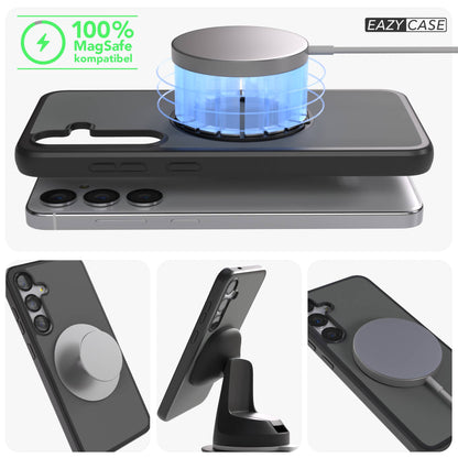 Samsung Galaxy S25 Plus Bumper Hülle mit drehbarem Ring MagSafe 