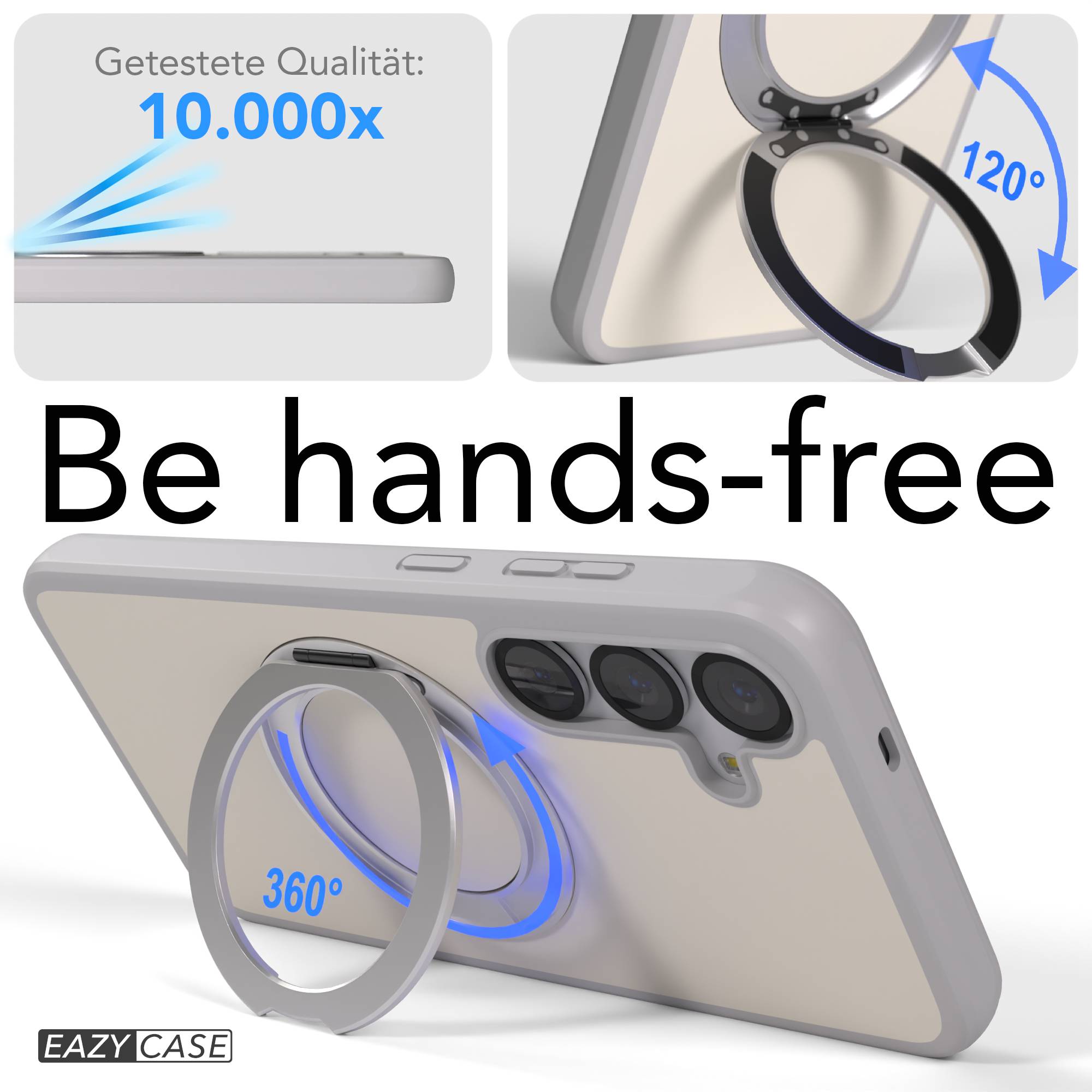 Samsung Galaxy S25 Plus Bumper Hülle mit drehbarem Ring MagSafe 