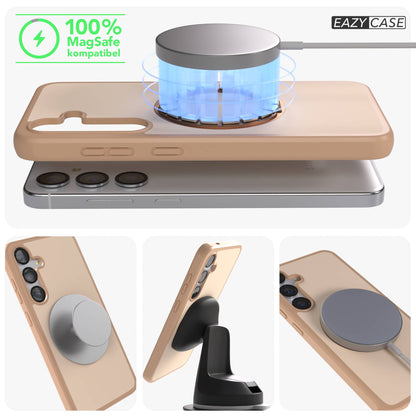 Samsung Galaxy S25 Plus Bumper Hülle mit drehbarem Ring MagSafe 