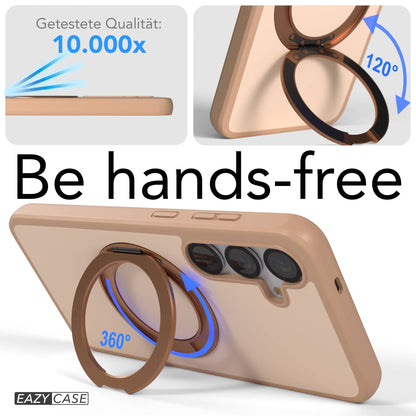 Samsung Galaxy S25 Plus Bumper Hülle mit drehbarem Ring MagSafe 