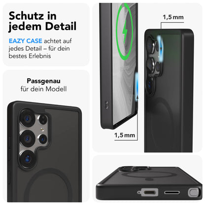 Samsung Galaxy S25 Ultra Bumper Hülle mit MagSafe Magnetring 