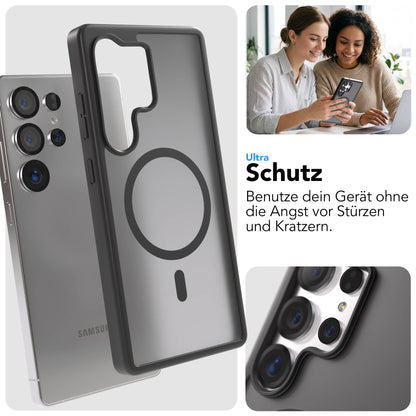 Samsung Galaxy S25 Ultra Bumper Hülle mit MagSafe Magnetring 