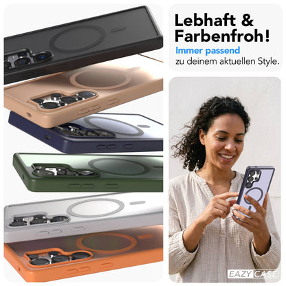 Samsung Galaxy S25 Ultra Bumper Hülle mit MagSafe Magnetring 