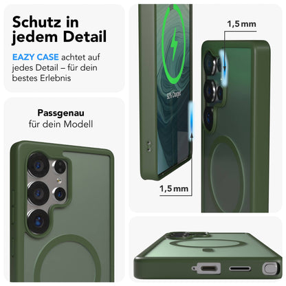 Samsung Galaxy S25 Ultra Bumper Hülle mit MagSafe Magnetring 