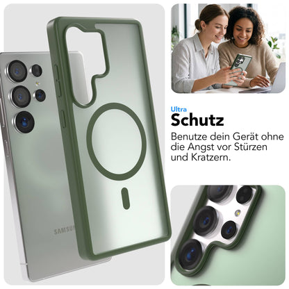 Samsung Galaxy S25 Ultra Bumper Hülle mit MagSafe Magnetring 
