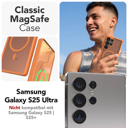 Samsung Galaxy S25 Ultra Bumper Hülle mit MagSafe Magnetring 