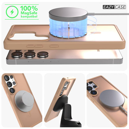 Samsung Galaxy S25 Ultra Bumper Hülle mit MagSafe Magnetring 