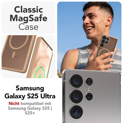 Samsung Galaxy S25 Ultra Bumper Hülle mit MagSafe Magnetring 