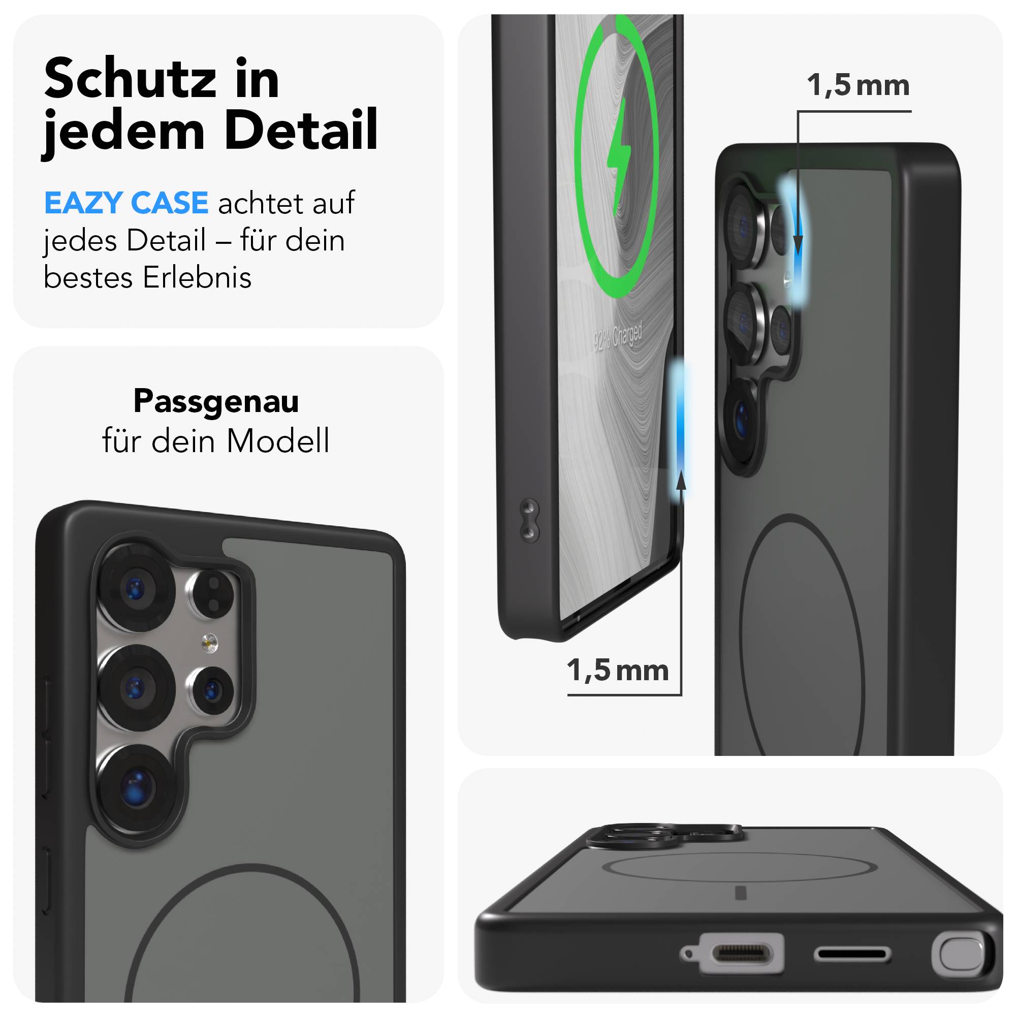 Samsung Galaxy S25 Ultra Bumper Hülle mit MagSafe Outdoor Case 