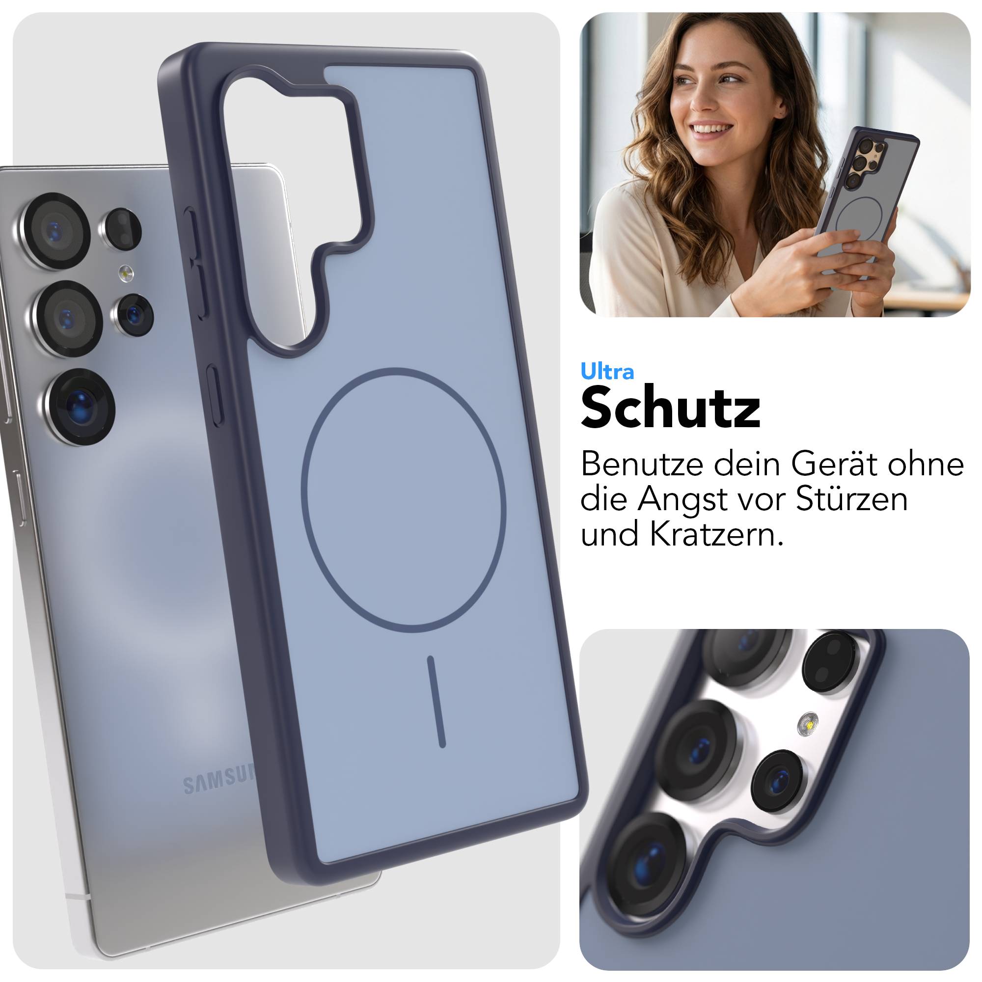 Samsung Galaxy S25 Ultra Bumper Hülle mit MagSafe Outdoor Case 