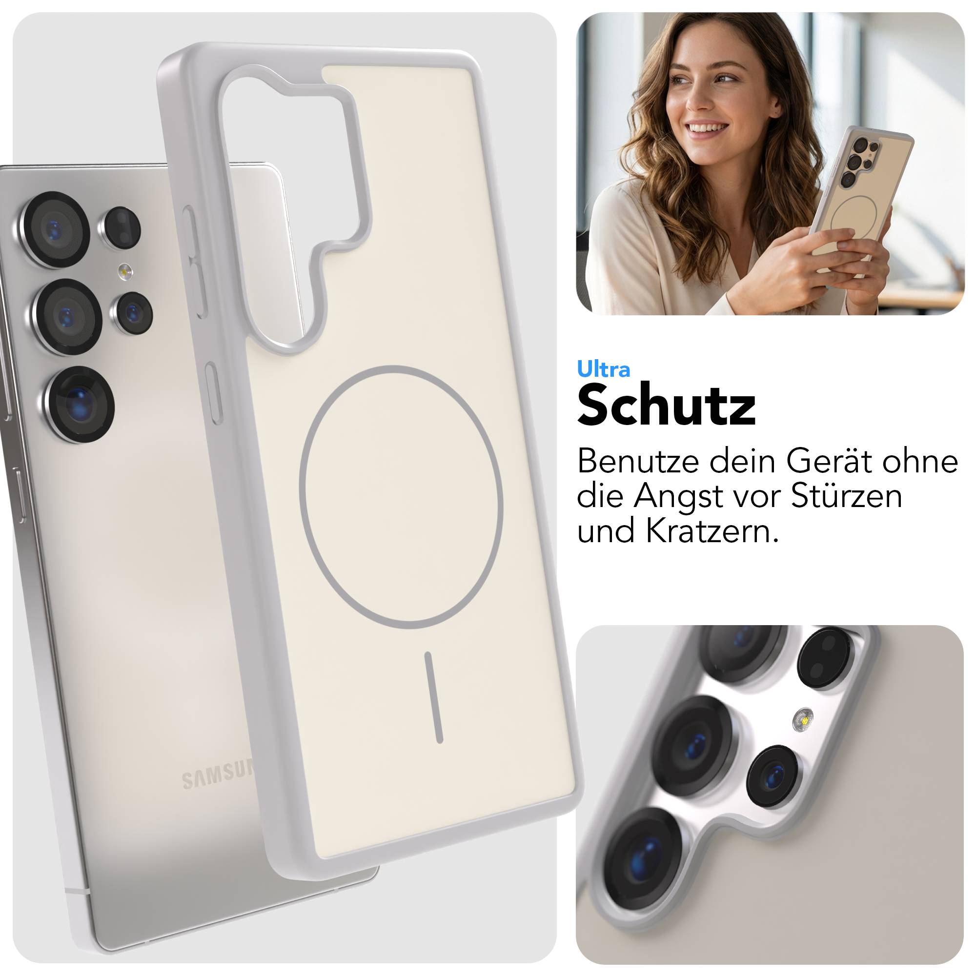 Samsung Galaxy S25 Ultra Bumper Hülle mit MagSafe Outdoor Case 