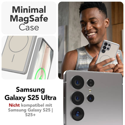 Samsung Galaxy S25 Ultra Bumper Hülle mit MagSafe Outdoor Case 