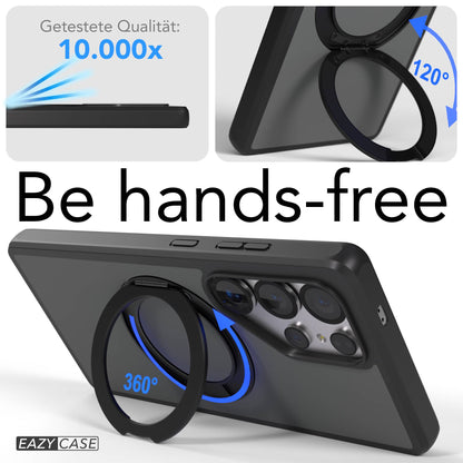 Samsung Galaxy S25 Ultra Bumper Hülle mit drehbarem Ring und MagSafe 