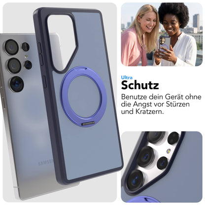 Samsung Galaxy S25 Ultra Bumper Hülle mit drehbarem Ring und MagSafe 