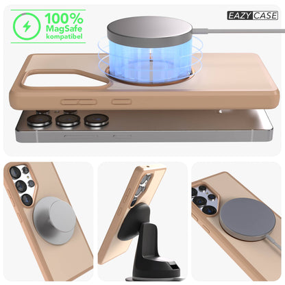 Samsung Galaxy S25 Ultra Bumper Hülle mit drehbarem Ring und MagSafe 